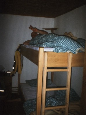 Schlafkammer in der Heidelberger Hütte